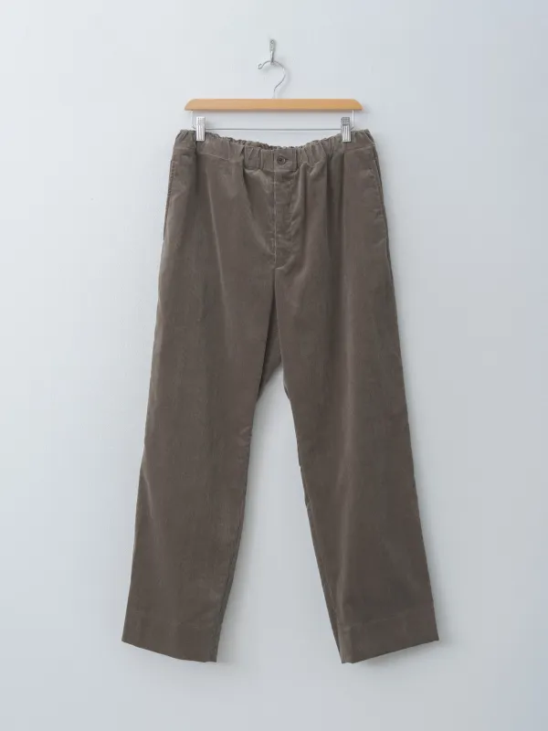 Cotton Corduroy Easy Trousers - Brown made by Kaptain Sunshine