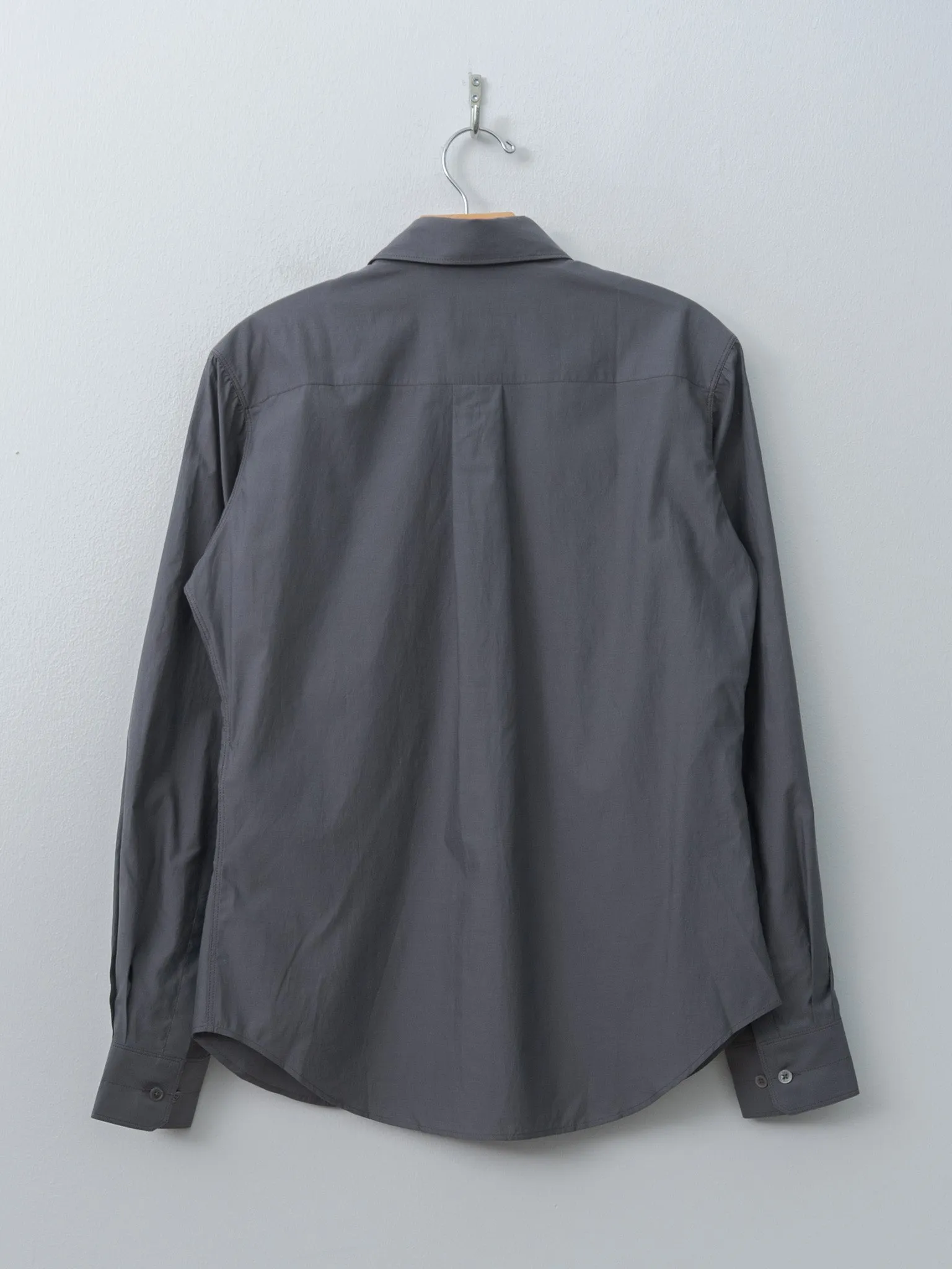 Pointed Collar Shirt - Steel sold by Namu Shop product image thumbnail 5