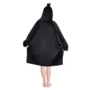 OLAOLA Penguin Wearable Blanket Hoodie Animals Onesie Oversized Soft Homwear With Giant Pocket For Adult sold by OLAOLA