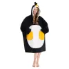 OLAOLA Penguin Wearable Blanket Hoodie Animals Onesie Oversized Soft Homwear With Giant Pocket For Adult sold by OLAOLA