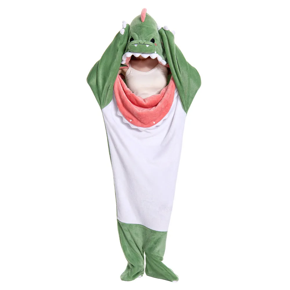 OLAOLA Unisex Adult Plush Dinosaur Blanket Animals Onesie Pajamas Wearable Warm Home One-Piece Sleepwear sold by OLAOLA product image thumbnail 5