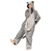 OLAOLA Unisex Adult Plush Cat Animals Onesie Pajamas Warm Home One-Piece Sleepwear sold by OLAOLA