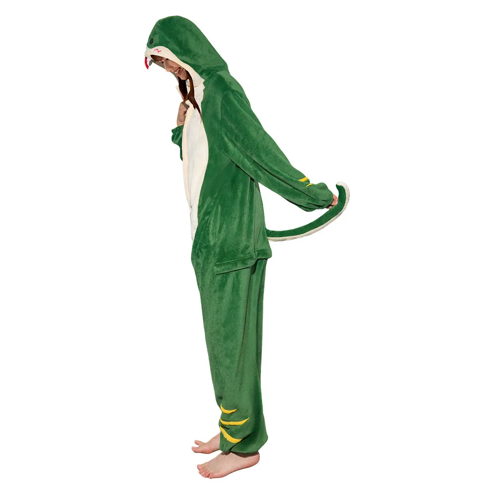 OLAOLA Unisex Adult Plush Snake Animals Onesie Pajamas Warm Home One-Piece Sleepwear sold by OLAOLA product image thumbnail 4
