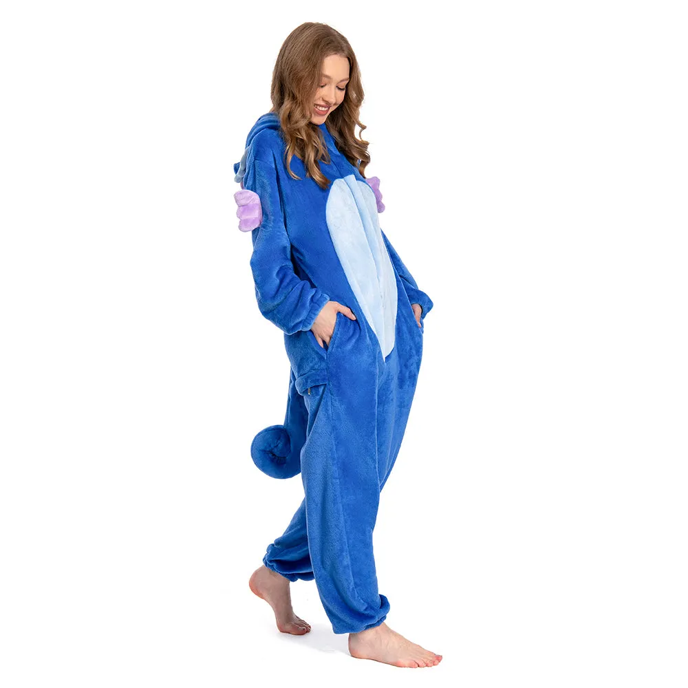 OLAOLA Unisex Adult Plush Seahorses Animals Onesie Pajamas Warm Home One-Piece Sleepwear sold by OLAOLA product image thumbnail 5
