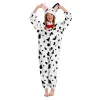 OLAOLA Unisex Adult Plush Spotty Dog Animals Onesie Pajamas Warm Home One-Piece Sleepwear sold by OLAOLA