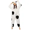 OLAOLA Unisex Adult Plush Dairy Cattle Animals Onesie Pajamas Warm Home One-Piece Sleepwear sold by OLAOLA