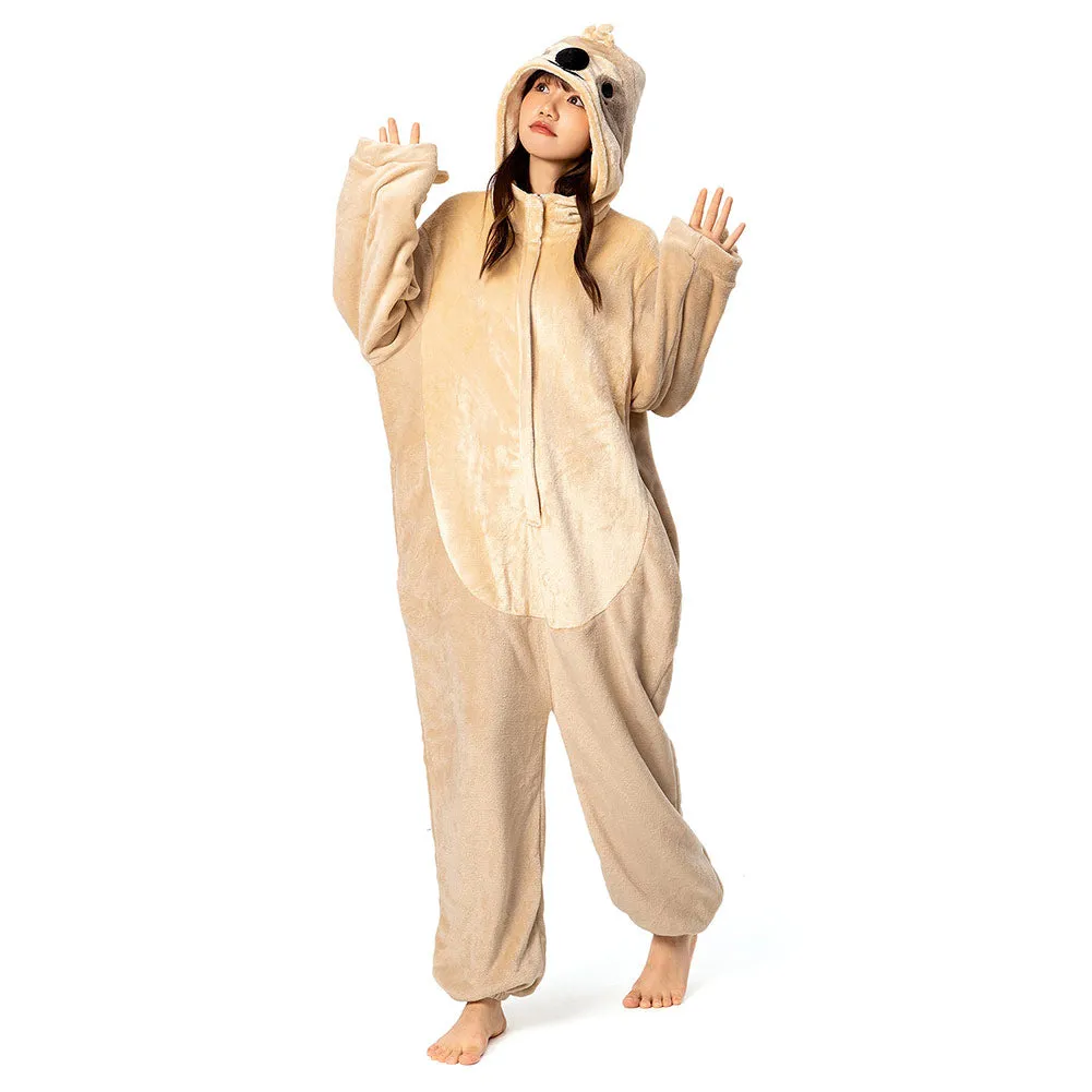OLAOLA Unisex Adult Plush Bradypod Sloth Animals Onesie Pajamas Warm Home One-Piece Sleepwear sold by OLAOLA product image thumbnail 4