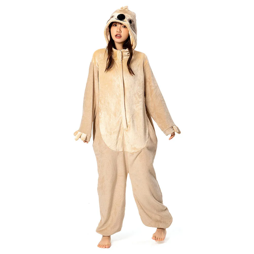 OLAOLA Unisex Adult Plush Bradypod Sloth Animals Onesie Pajamas Warm Home One-Piece Sleepwear sold by OLAOLA