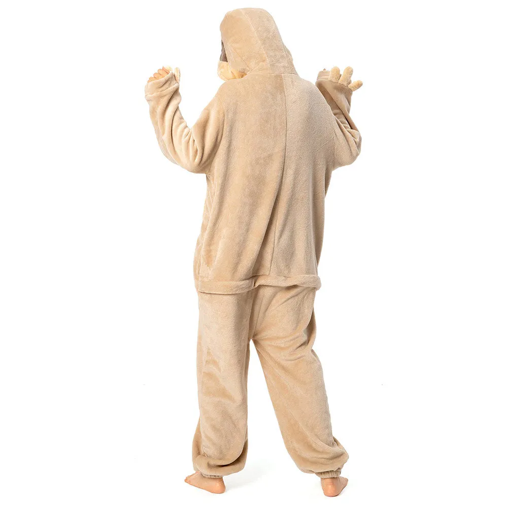 OLAOLA Unisex Adult Plush Bradypod Sloth Animals Onesie Pajamas Warm Home One-Piece Sleepwear sold by OLAOLA product image thumbnail 2