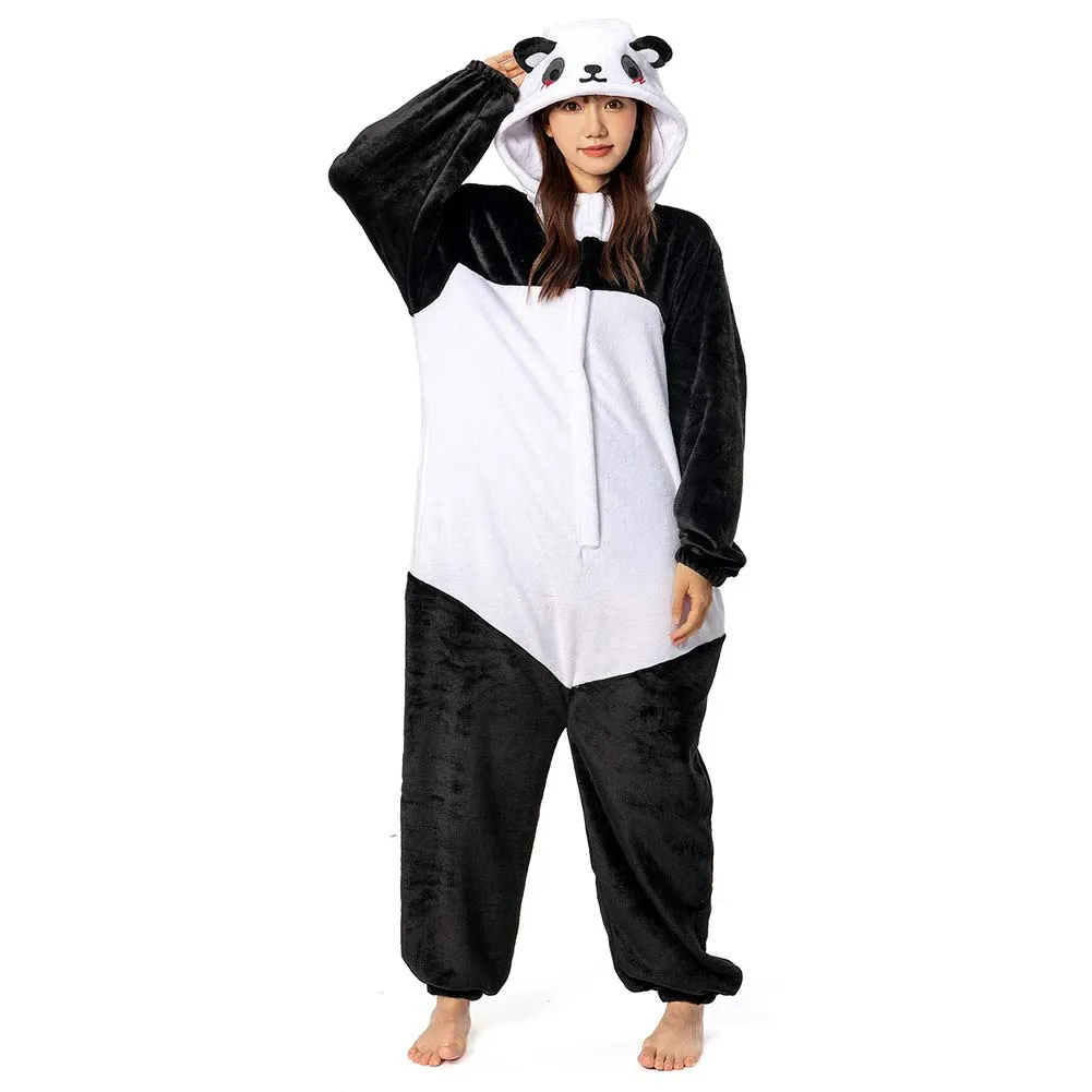 OLAOLA Unisex Adult Plush Giant Panda Animals Onesie Pajamas Warm Home One-Piece Sleepwear sold by OLAOLA