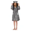 OLAOLA Women Adult Cat Animal Onesie Plush Bathrobe Soft Flannel Warm Home Robe sold by OLAOLA