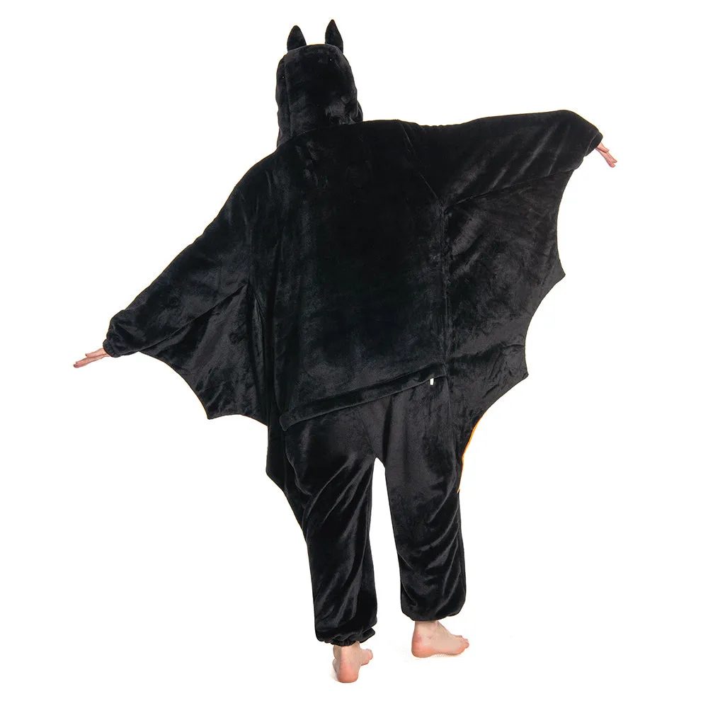 OLAOLA Unisex Adult Plush Bat Animals Onesie Pajamas Warm Home One-Piece Sleepwear sold by OLAOLA product image thumbnail 2