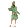 OLAOLA Women Adult Dinosaurs Animal Onesie Plush Bathrobe Soft Flannel Warm Home Robe sold by OLAOLA