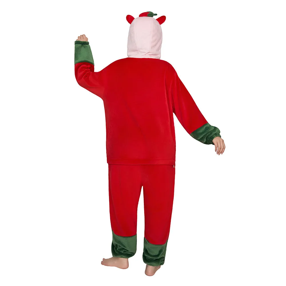 OLAOLA Strawberry Capybara Pajamas Animals Onesie Plush Warm Home One Piece For Adult Unisex Halloween Costume sold by OLAOLA product image thumbnail 2