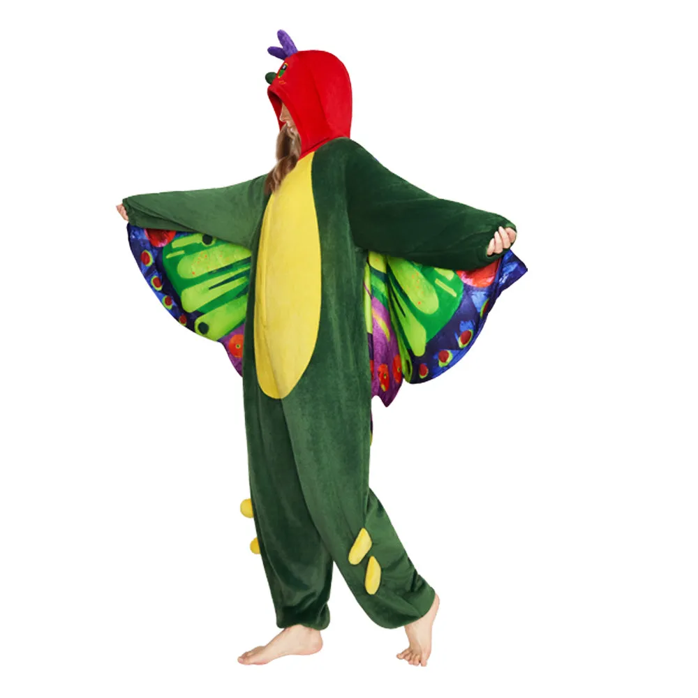 OLAOLA Butterfly Pajamas Animals Onesie Plush Warm Home One Piece For Adult Unisex Halloween Costume sold by OLAOLA product image thumbnail 3