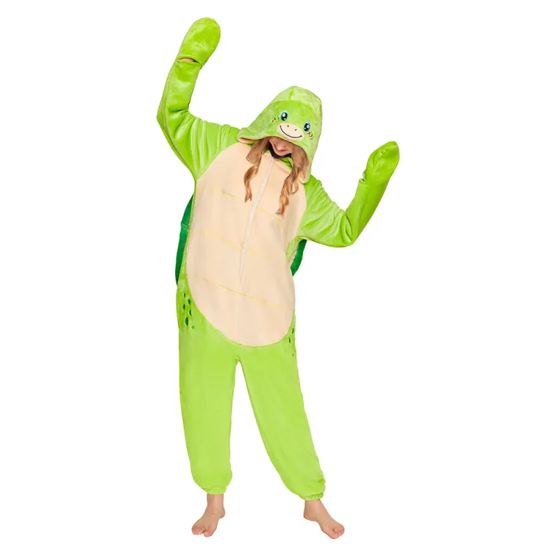 OLAOLA Sea Turtle Pajamas Animals Onesie Plush Warm Home One Piece For Adult Unisex Halloween Costume sold by OLAOLA