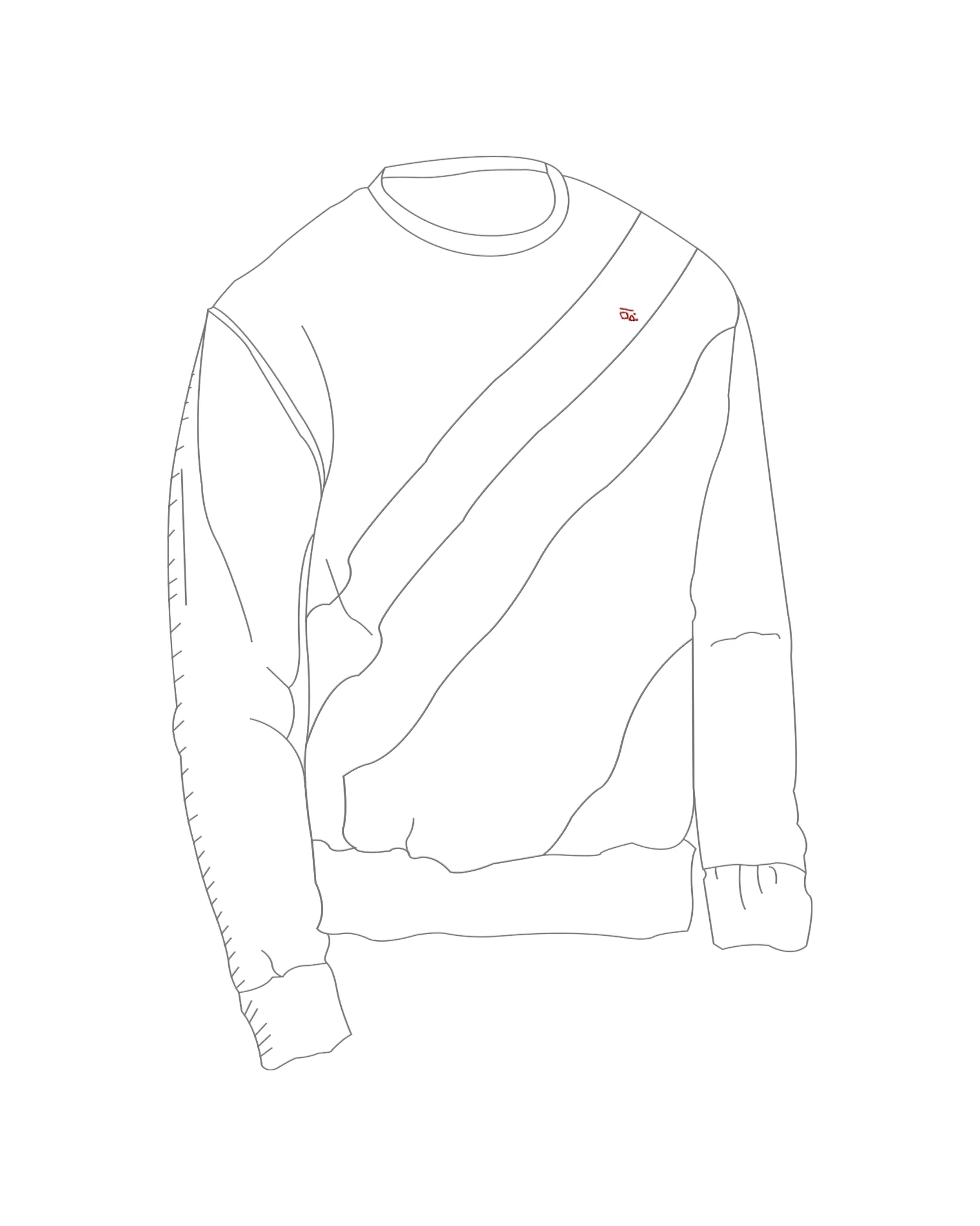 MTO APP SWEATSHIRT Parcham sold by One 432