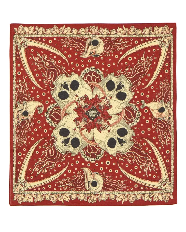 Indigofera Skull Bandana sold by Private & Co.