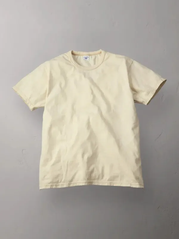 The Flat Head - Plain Tee Ivory [FN-THC-101] sold by Private & Co.