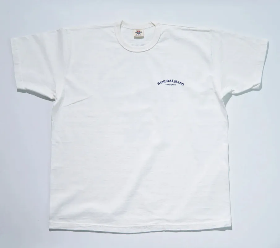 Samurai "Bonsai" Heavyweight T-Shirt - White [SJST25-104L] sold by Private & Co.