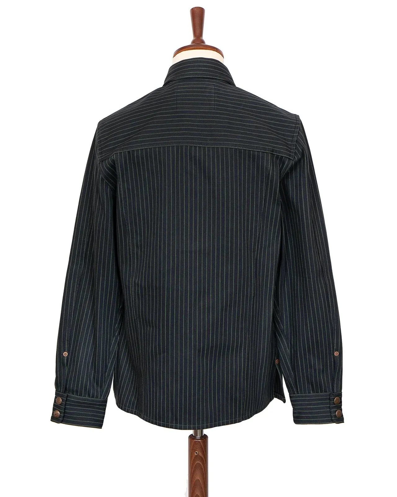 Indigofera Copeland Jacket - Viridescent Stripe sold by Private & Co. product image thumbnail 2