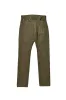 Pure Blue Japan 14oz Relaxed Taper Jeans - Olive [OL-019] sold by Private & Co.