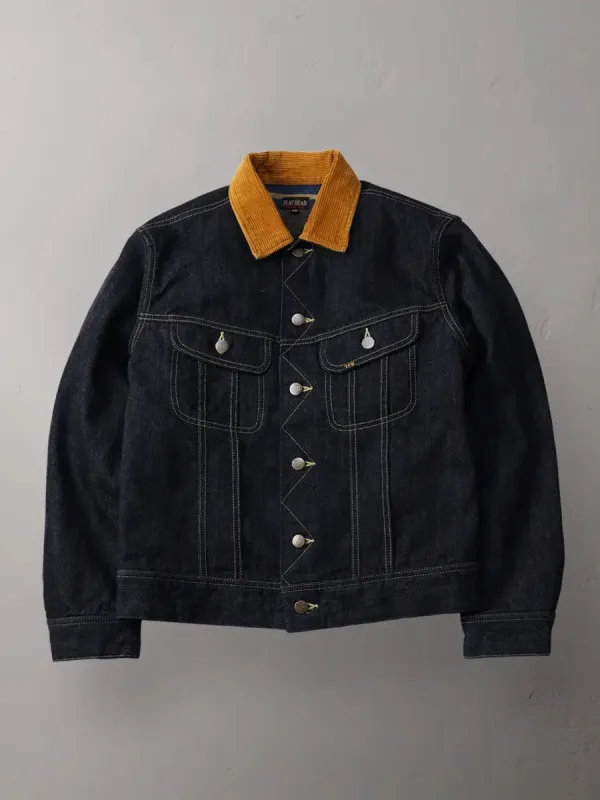 The Flat Head 14.5oz Denim Blanket Jacket [FN-OJ-D102] sold by Private & Co.