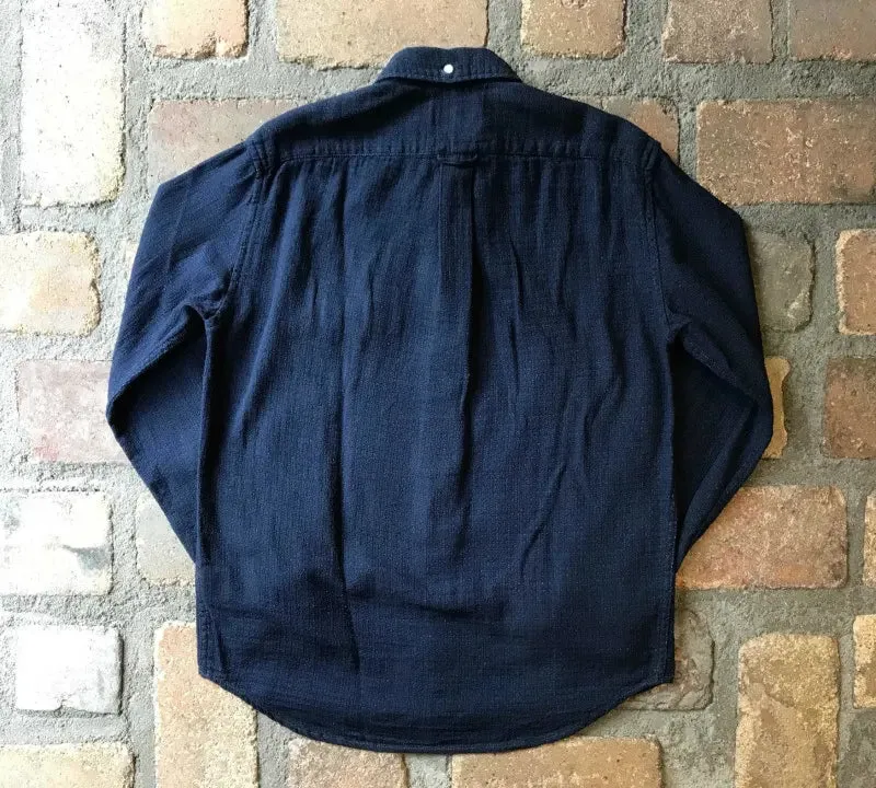 Graph Zero Standard L/S Button-Down Shirt - Indigo sold by Private & Co. product image thumbnail 2
