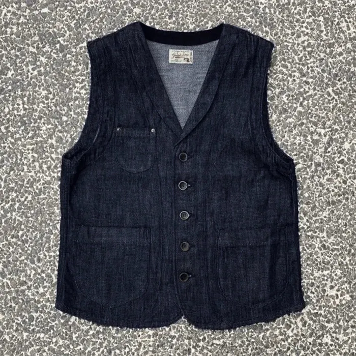 Graph Zero Shawl Collar Vest sold by Private & Co.