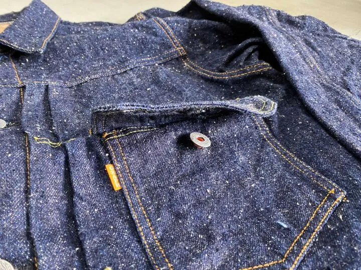 Graph Zero Type 2 Denim Jacket - Nep Yarn sold by Private & Co. product image thumbnail 5