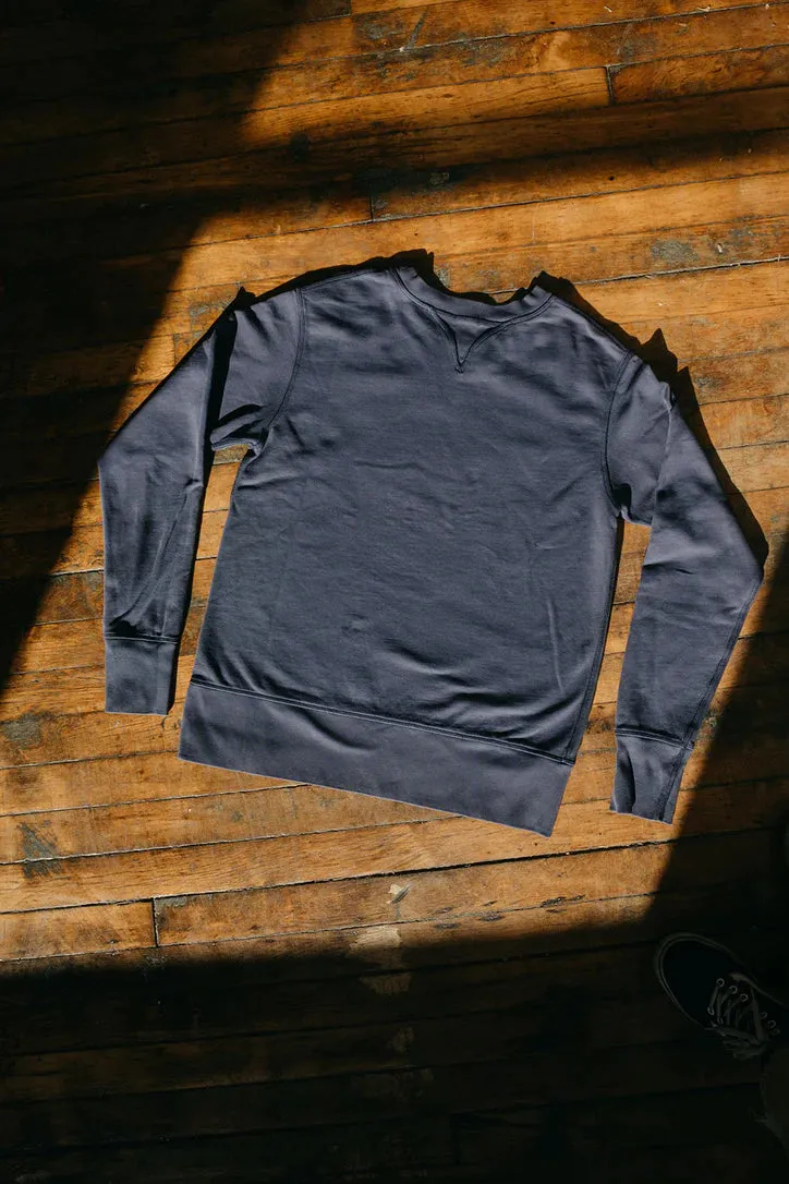 Wythe Crewneck Sweatshirt - Faded Navy sold by Private & Co. product image thumbnail 2