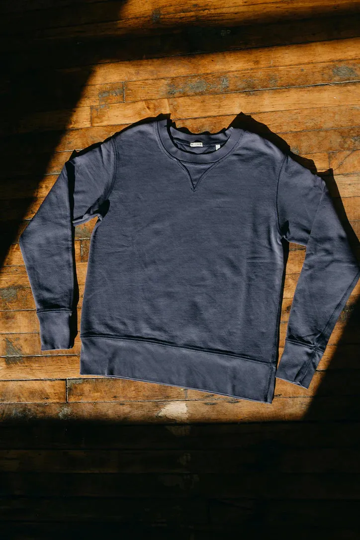 Wythe Crewneck Sweatshirt - Faded Navy sold by Private & Co.