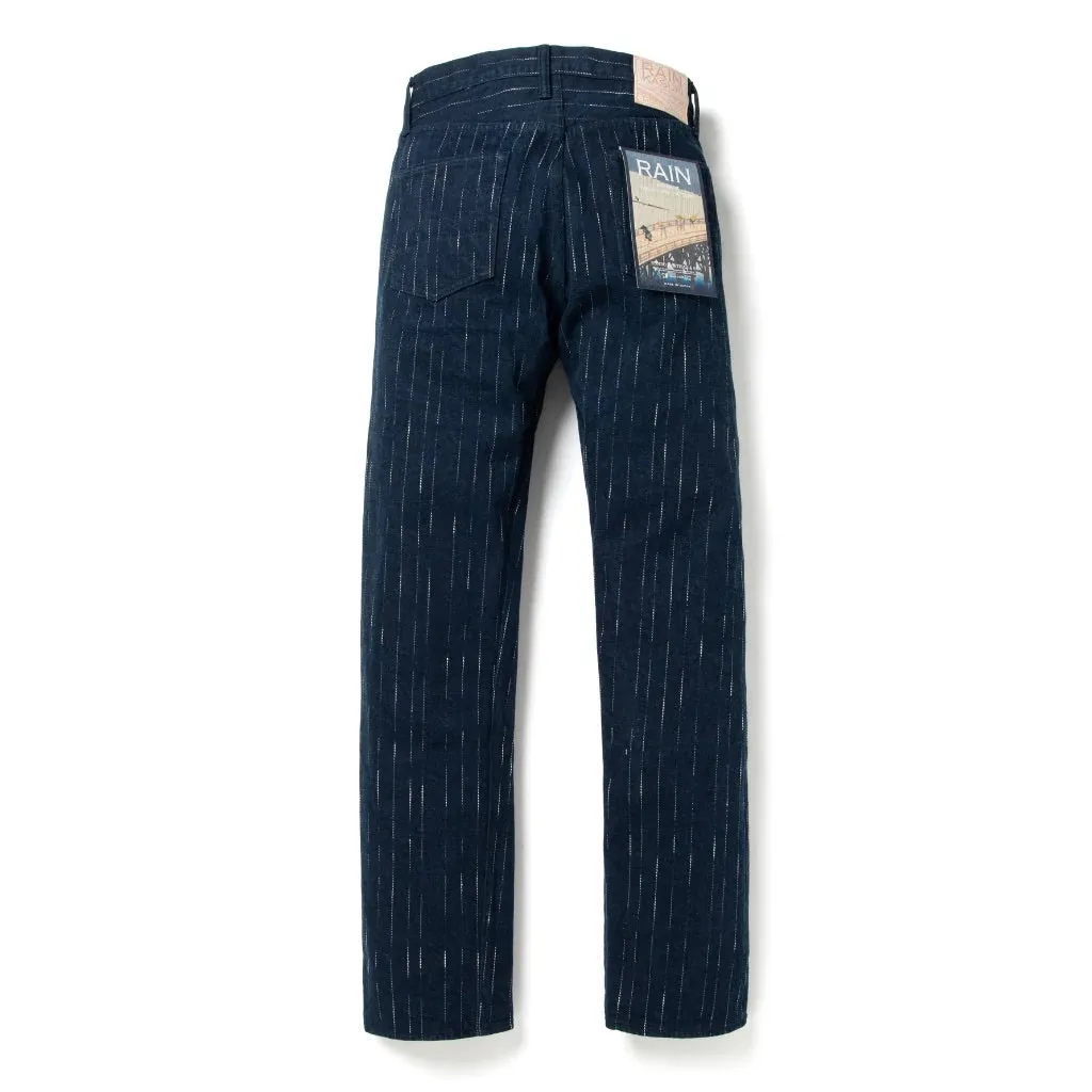Studio D'Artisan "Rain" Kasuri Tapered Jeans - D1885 sold by Private & Co. product image thumbnail 2