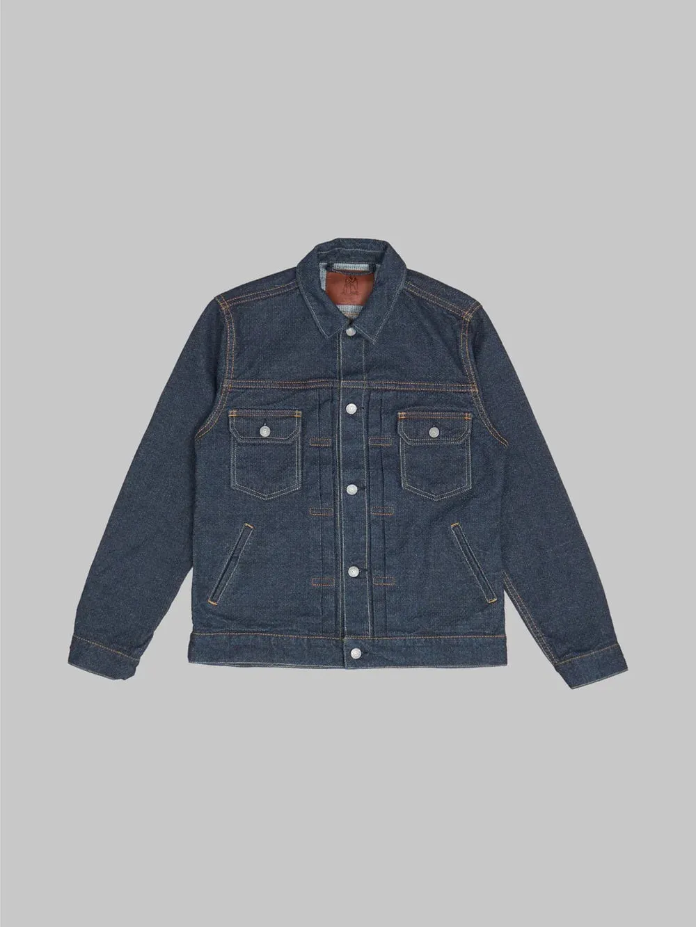 Pure Blue Japan Sashiko Type II Jacket - Indigo sold by Private & Co.