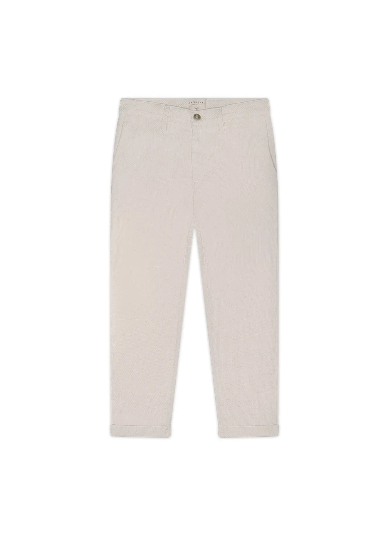 VKTRBLAK Sashiko Slacks - Crème sold by Private & Co.