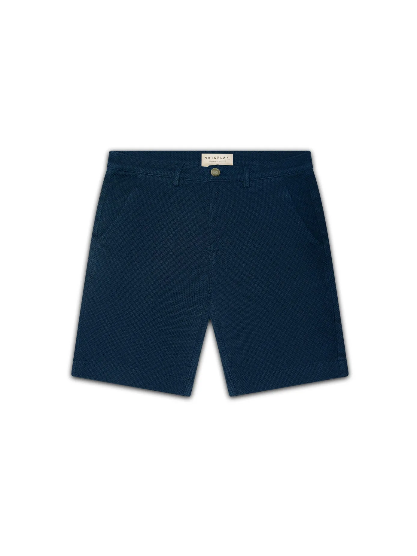 VKTRBLAK Sashiko Short - Navy sold by Private & Co.