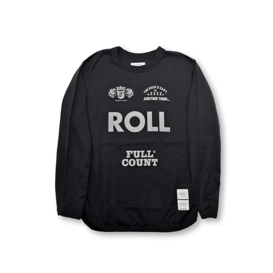 Full Count Flat Seam Heavyweight L/S T-Shirt - Black RL-005 sold by Private & Co.