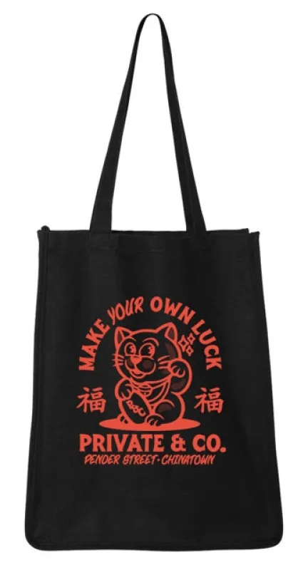 Private & Co. "Lucky Cat" Tote Bag sold by Private & Co.