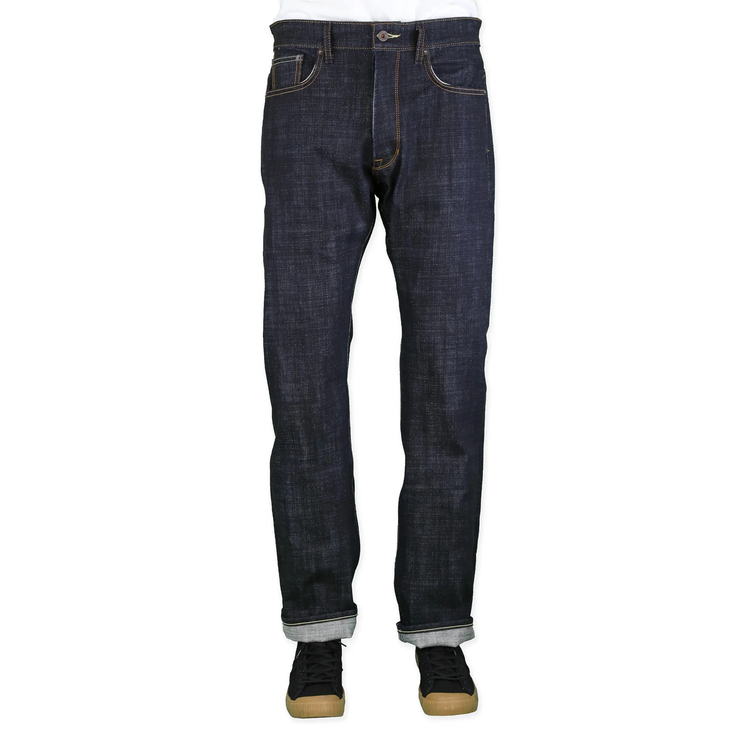 Railcar Fine Goods - Rebel X075 14.5oz Straight Dark Indigo Selvedge Denim sold by Private & Co.