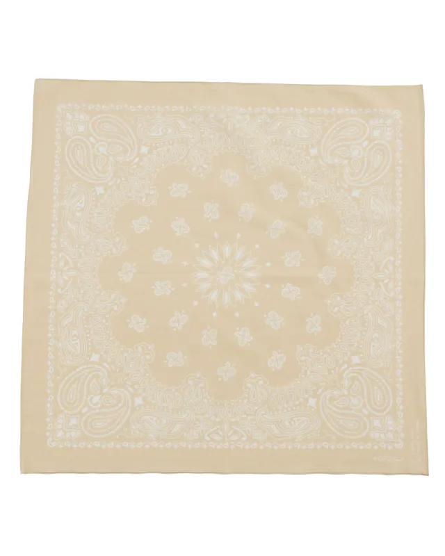 Fortela Paisley Bandana - Beige sold by Private & Co.