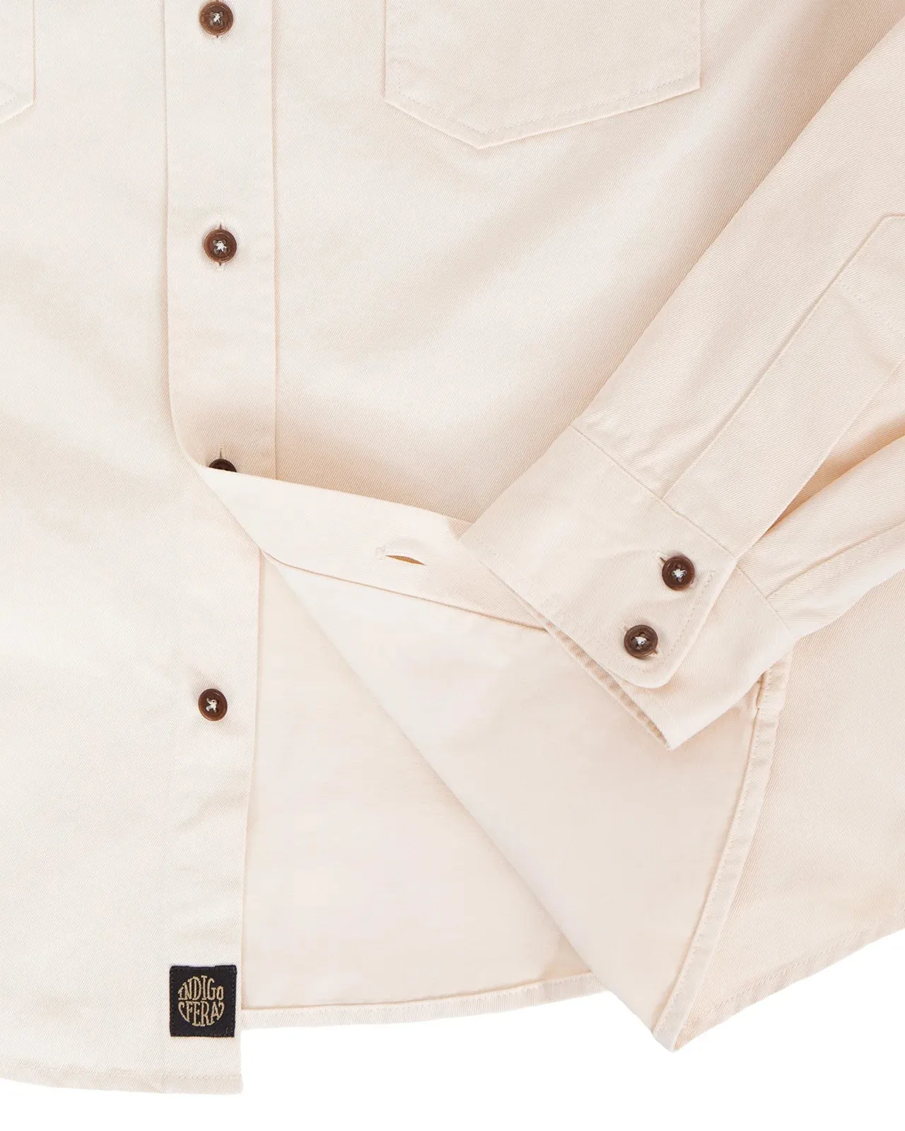 Indigofera Alamo Shirt - Sand sold by Private & Co. product image thumbnail 4