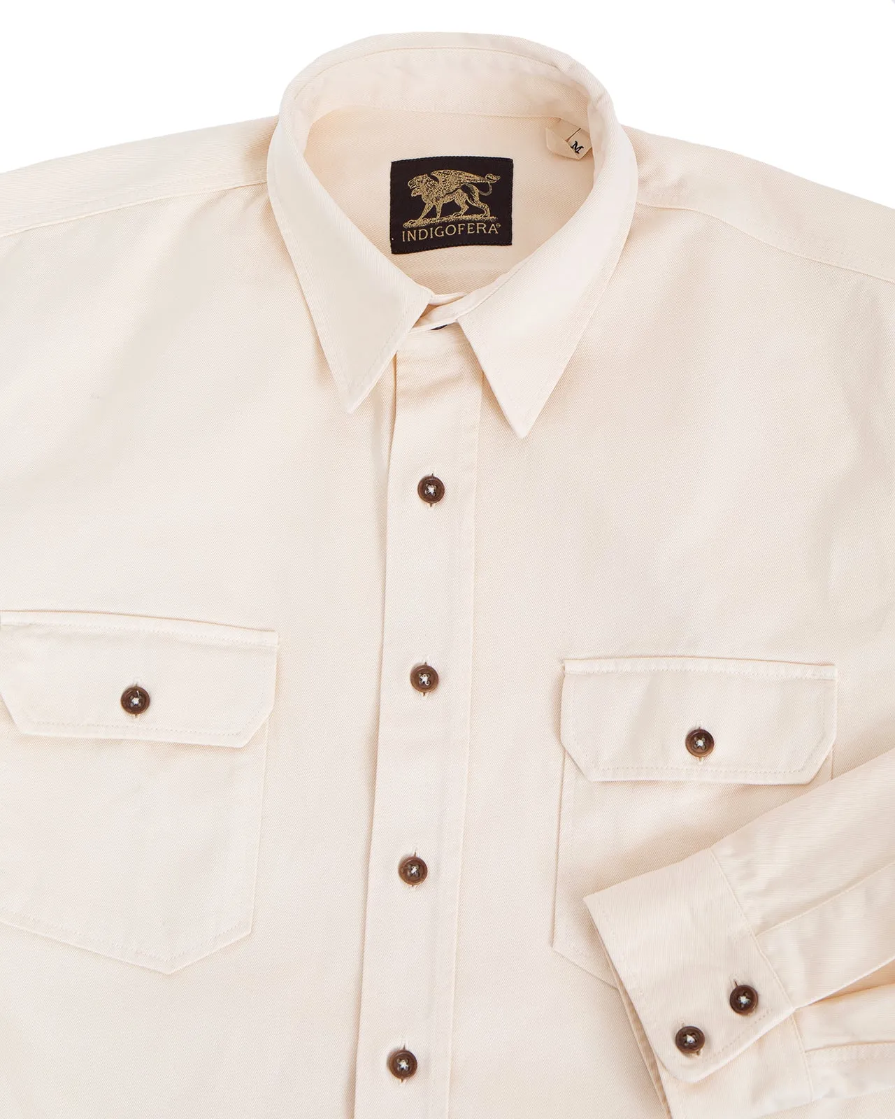Indigofera Alamo Shirt - Sand sold by Private & Co. product image thumbnail 3