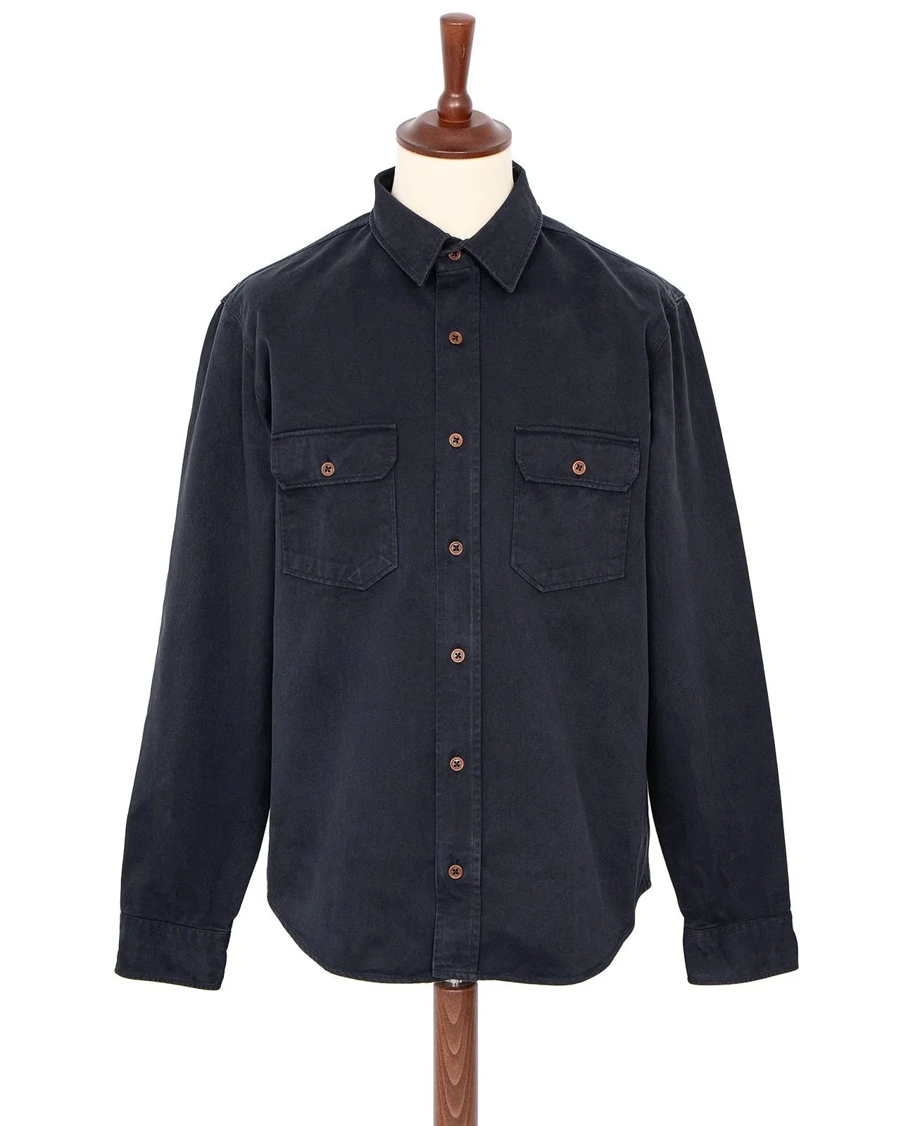 Indigofera Alamo Shirt - Marshall Black sold by Private & Co.