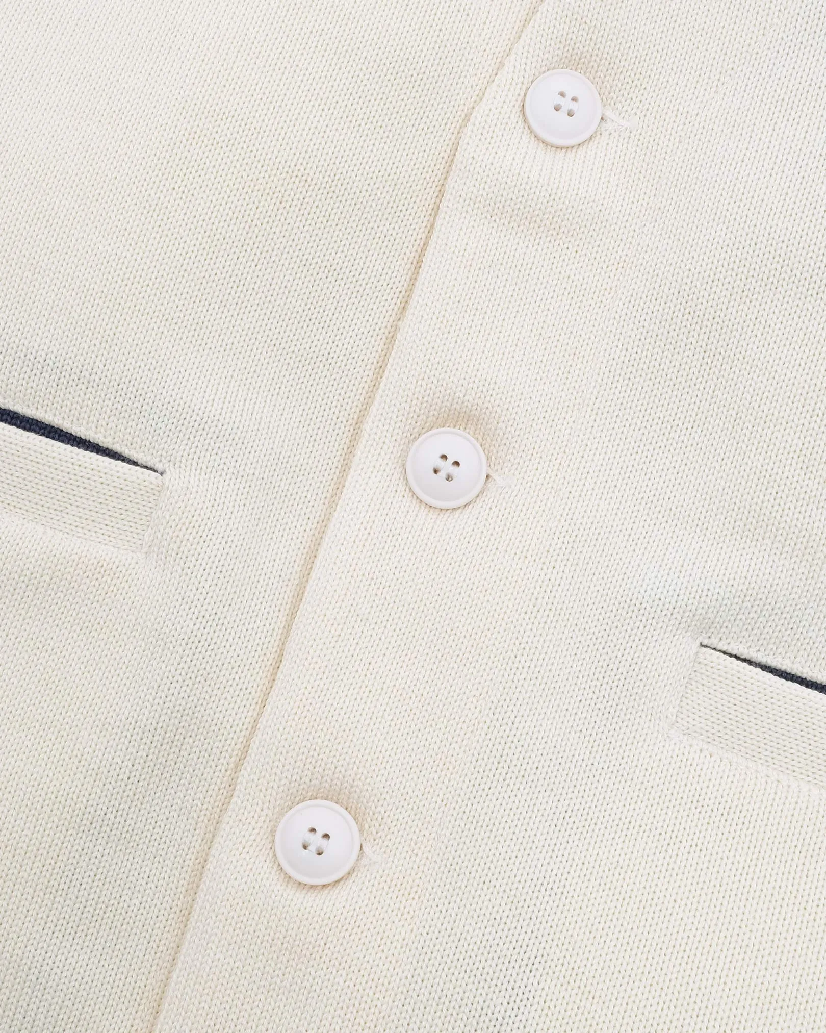 Dehen Slouchy Varsity Cardigan - Off White sold by Private & Co. product image thumbnail 3