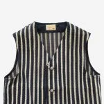 Graph Zero Sashiko Denim Vest - GZ011 sold by Private & Co. product image thumbnail 4