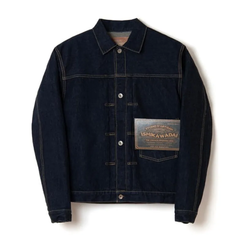 Studio D'Artisan - Ishikawadai War Denim Jacket [D4613] sold by Private & Co.
