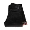 Pure Blue Japan - 15oz Extra Slub Denim Jeans Relaxed Tapered Wash Black [PER-EX-019-BK] sold by Private & Co.