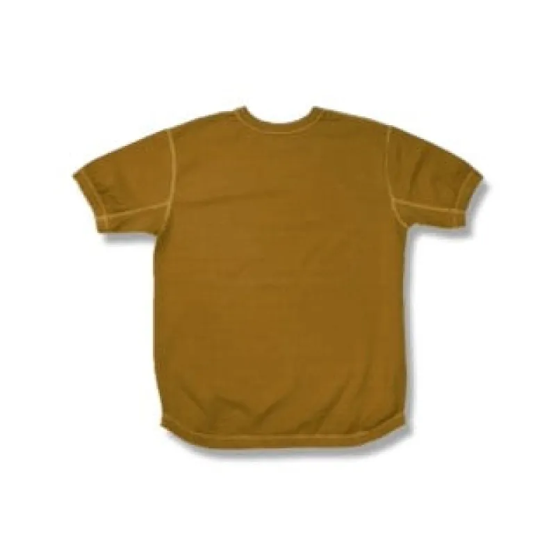 Full Count Flat Seam T-Shirt [5222-25) - Saffron sold by Private & Co.