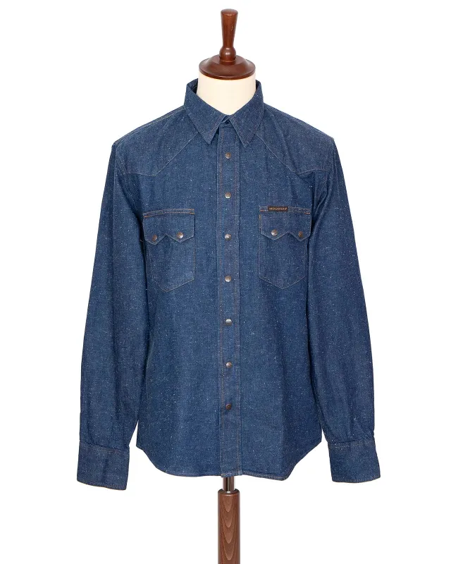Indigofera Ryman Denim Shirt - Neppy Denim made by Indigofera