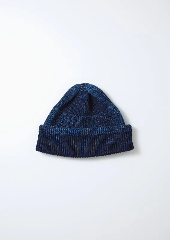 Rototo Indigo Dyed Mill Toque - Dark Indigo [R5146] sold by Private & Co.